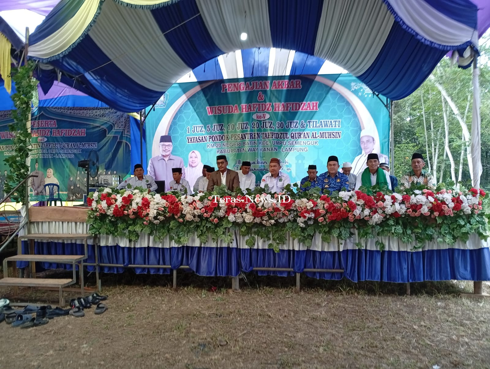 64 Santri Santri Pondok Pesantren Tahfizul Qur’an Al Muhsin Jalani Prosesi Wisuda